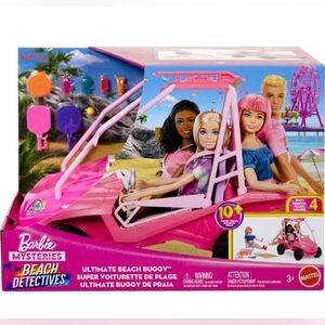 Barbie Beach Detectives Pink Buggy
